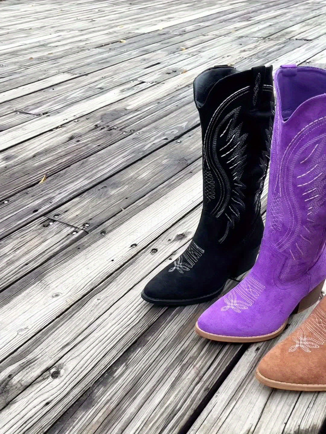 Black Velvet Ankle Boots