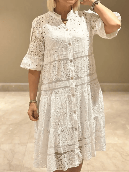 Beautiful Flower Knee Length Dress