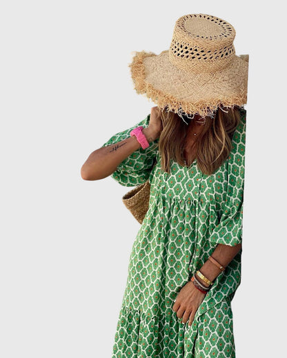 Bohemian Long Flowy Dress