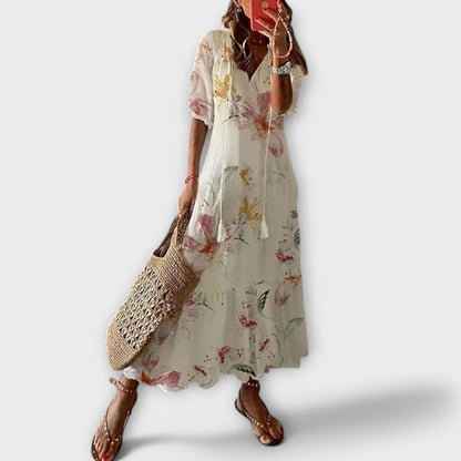 Bohemian Long Flowy Maxi Dress