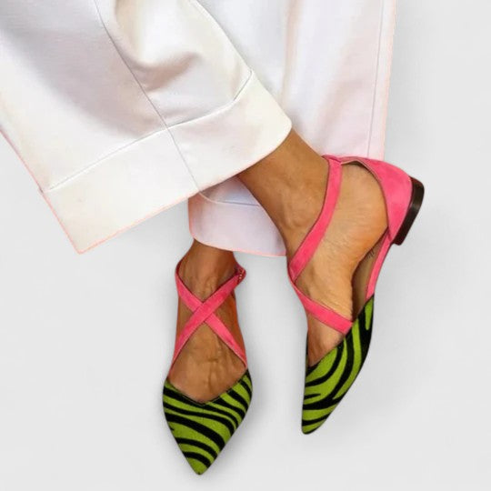 Ballet Dance Shoes with Ankle Straps - Olytrend