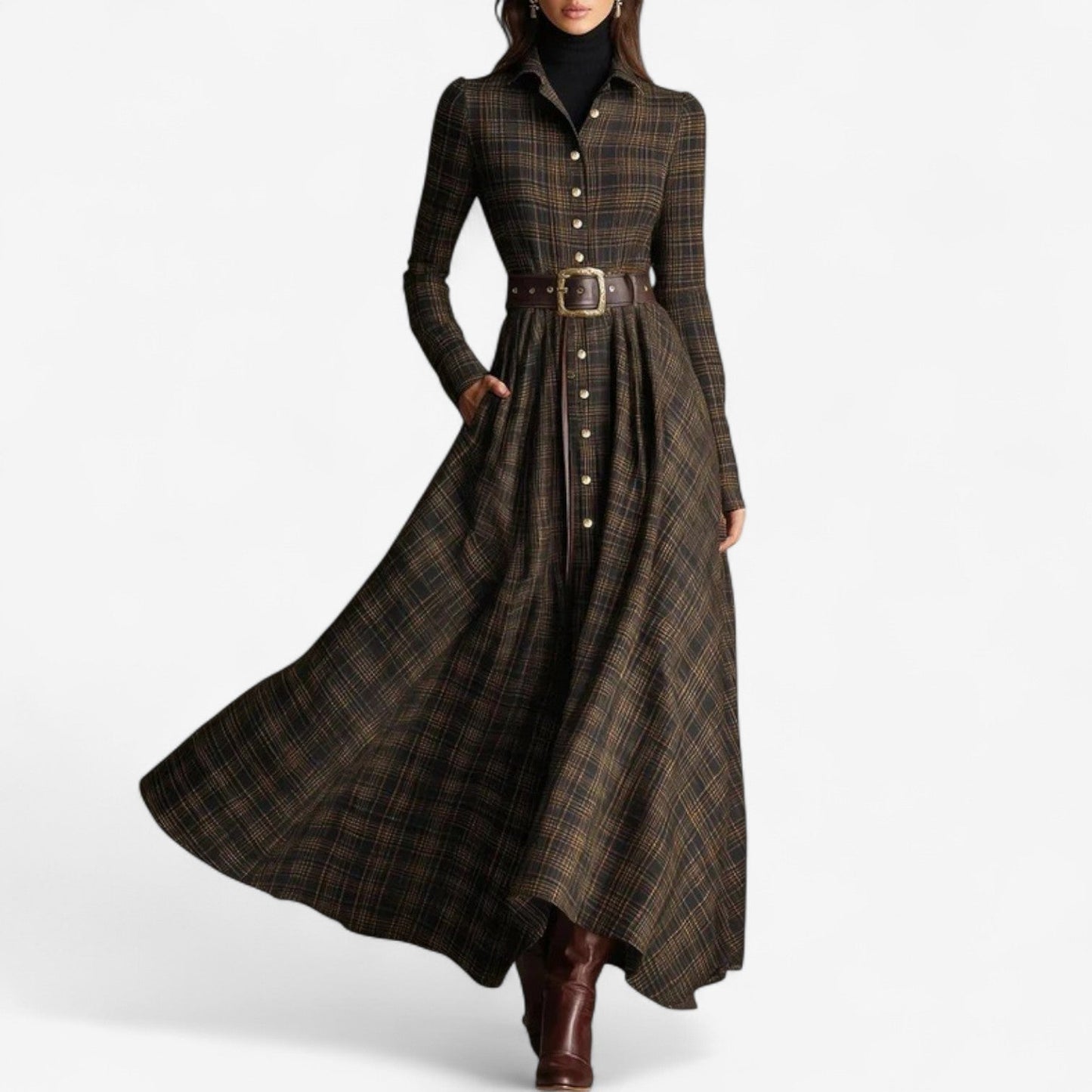 Boho Chic Long Floral Dress - Olytrend