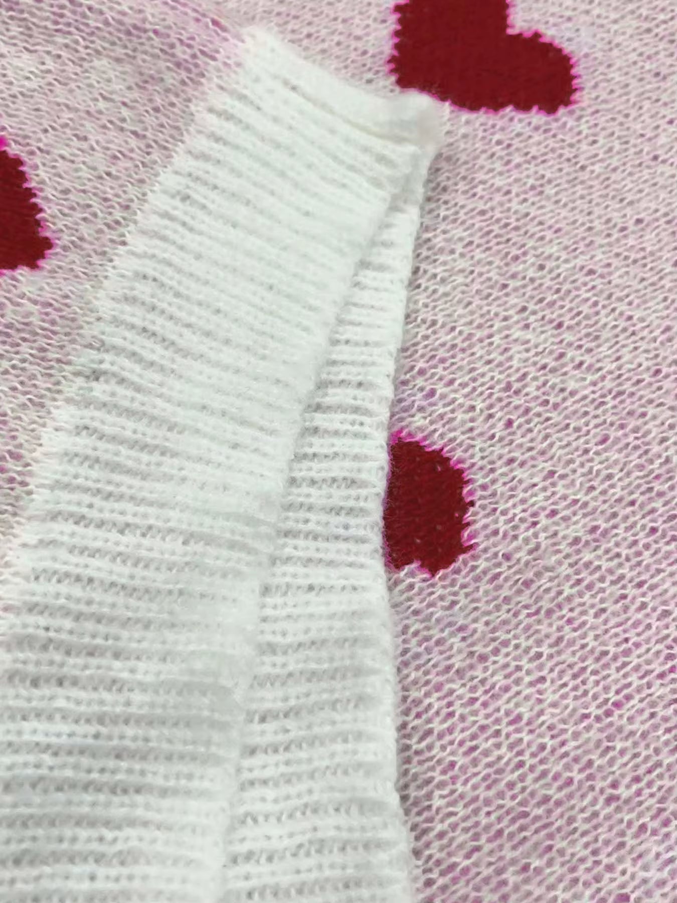 Beautiful Heart Pattern Sweater