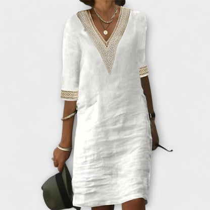 Boho Chic Crochet Summer Dress - Olytrend
