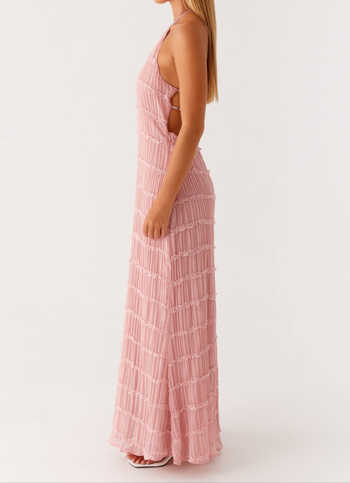 Beautiful Strappy Long Evening Dress