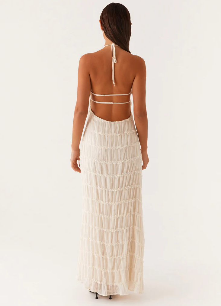Beautiful Strappy Long Evening Dress