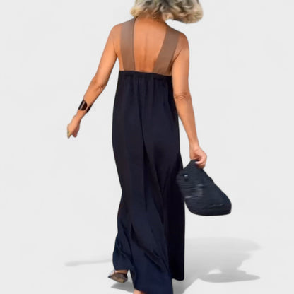 Beautiful V-Neck Long Evening Dress