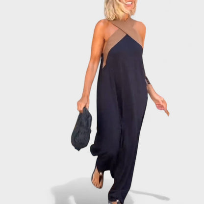 Beautiful V-Neck Long Evening Dress