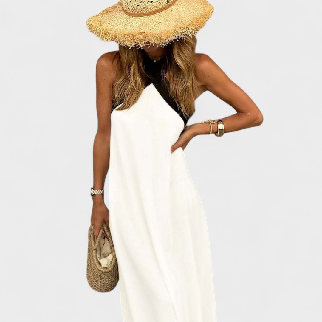 Beautiful V-Neck Long Evening Dress