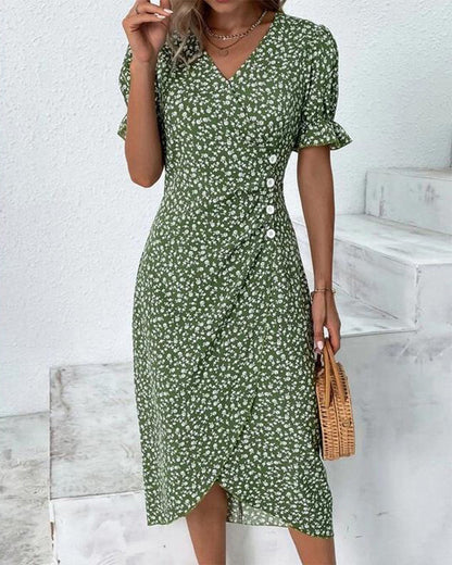 Beautiful Floral Women's Summer Dress