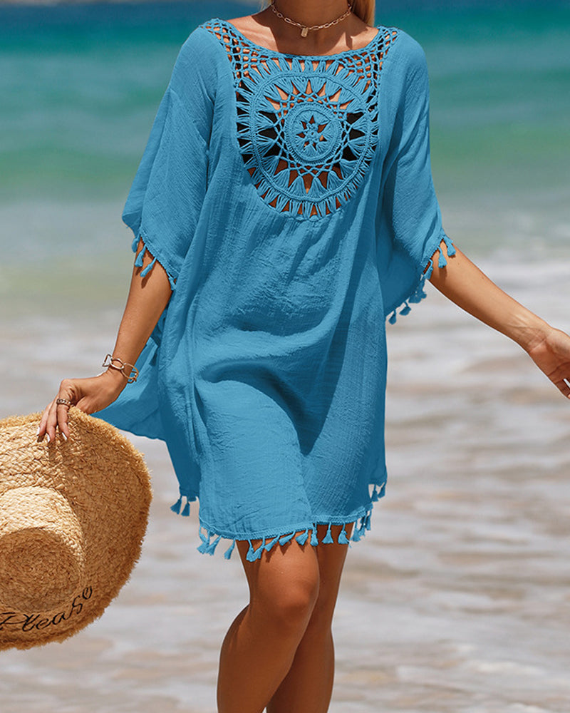 Bohemian Coastal Swim Cover Up