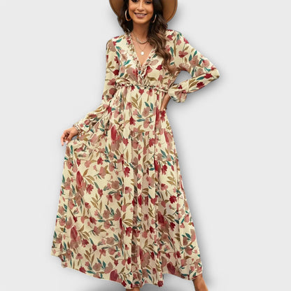 Beautiful Floral Long Maxi Dress