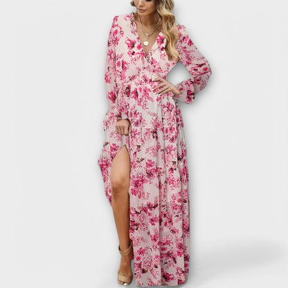 Beautiful Floral Long Maxi Dress