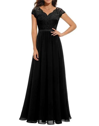 Beautiful Lace Evening Gown for Women