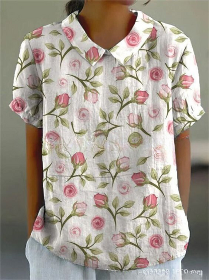 Beautiful Flower Pattern Blouse