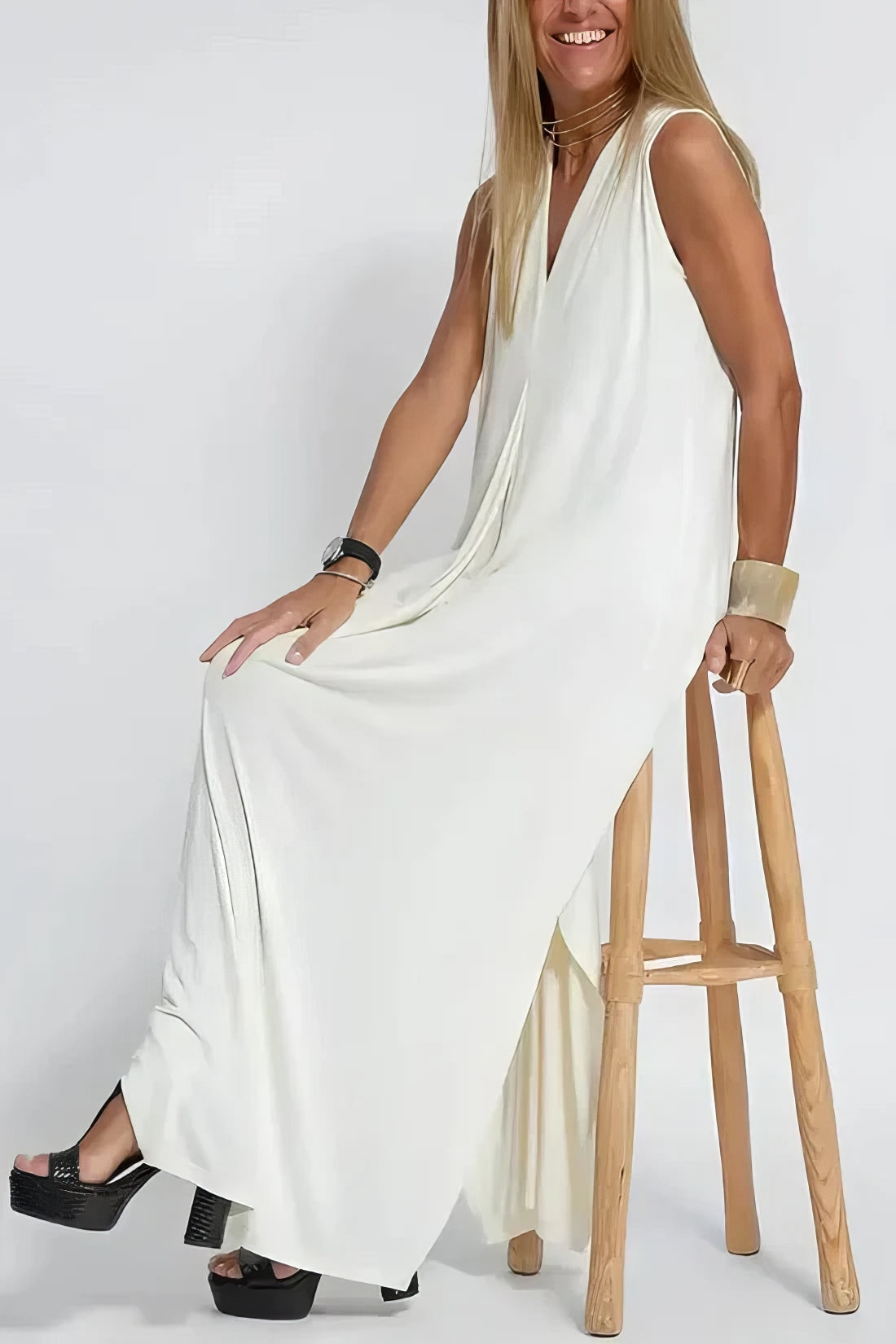 Beautiful Floor Length Dress with Matching Cardigan