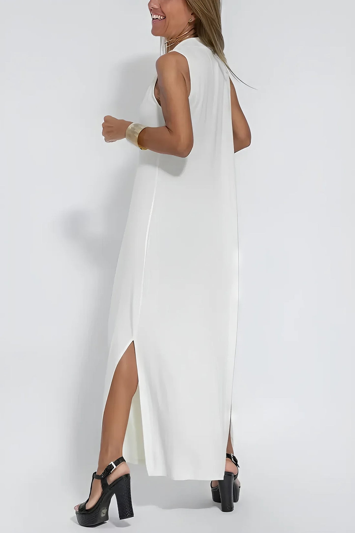 Beautiful Floor Length Dress with Matching Cardigan