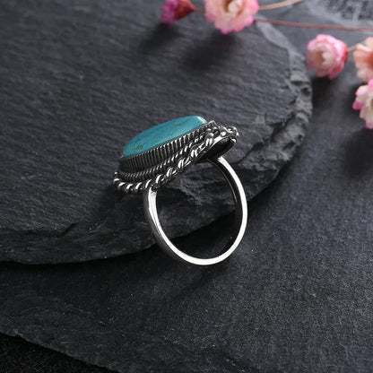 Azure Blue Stone Ring