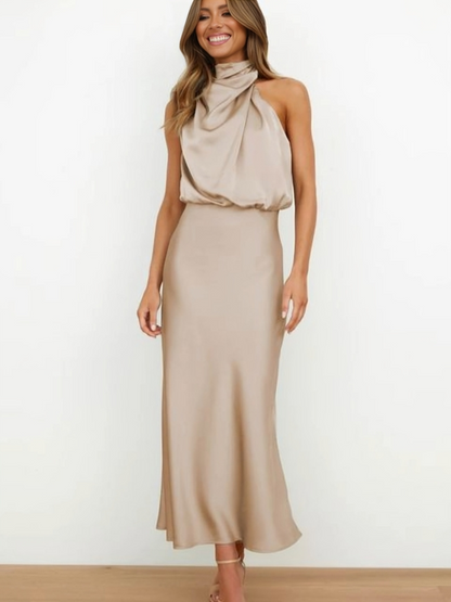 Beautiful Strapless Formal Gown