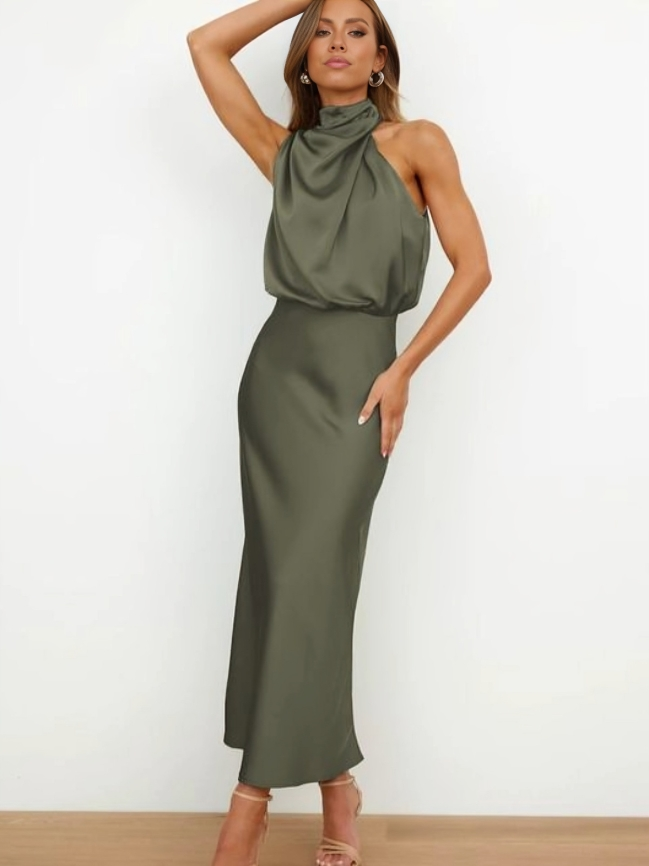 Beautiful Strapless Formal Gown