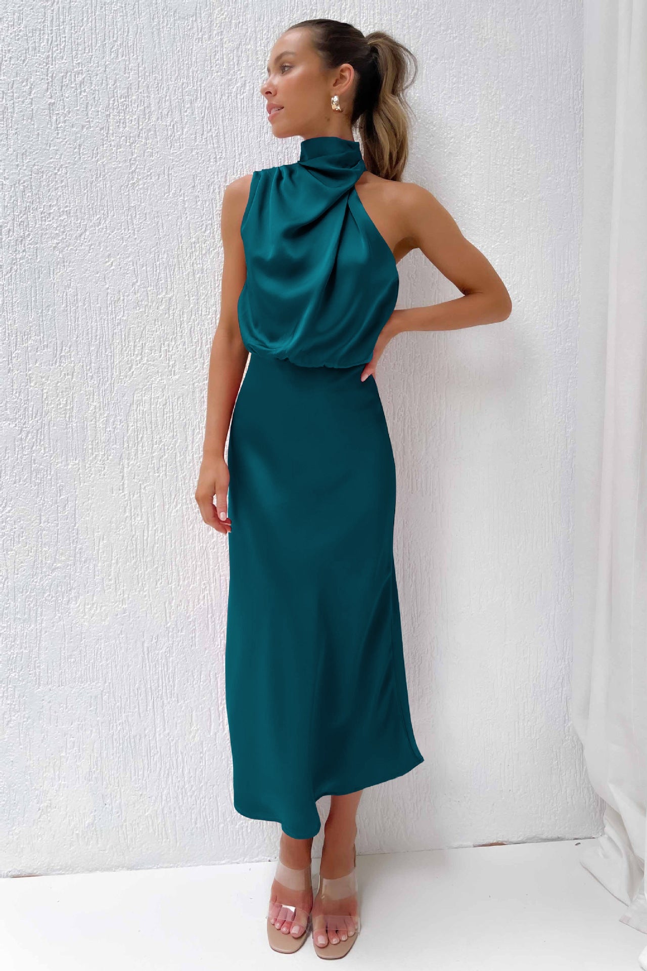 Beautiful Strapless Formal Gown