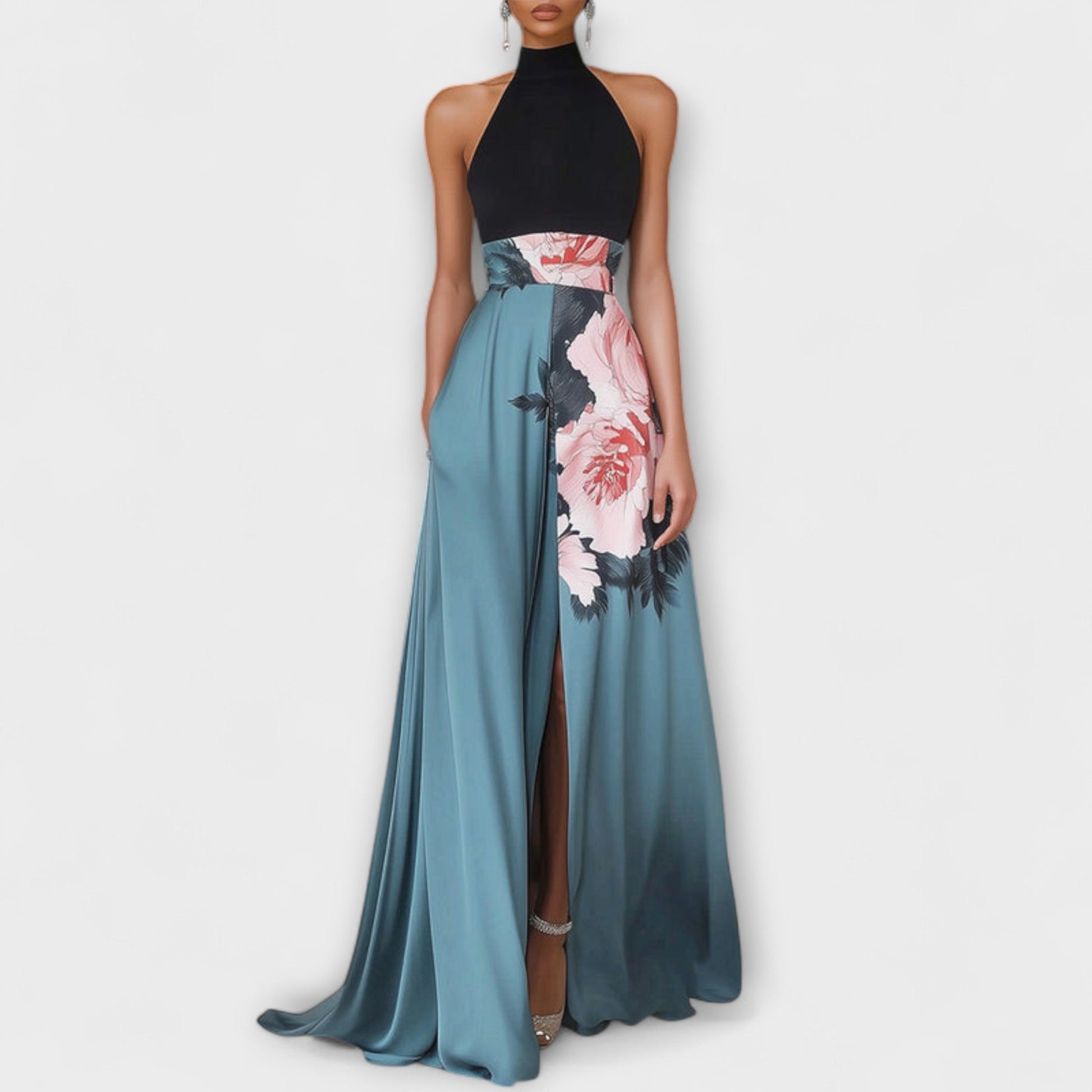 Beautiful Flowy Long Summer Dress for Women - Nocini