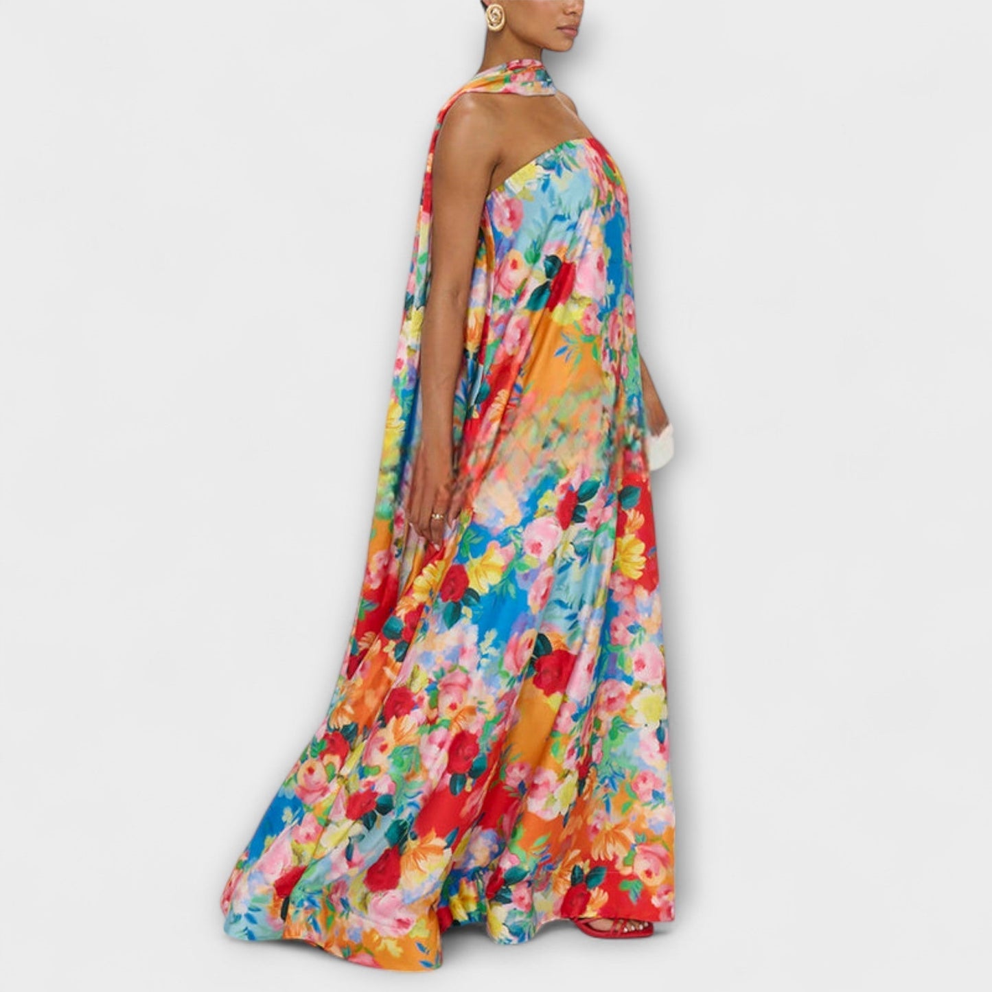 Beautiful Strapless Evening Maxi Dress for Women