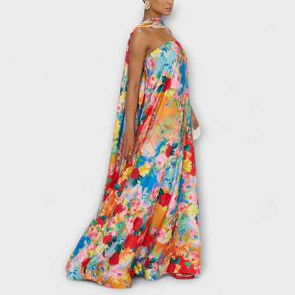 Beautiful Strapless Evening Maxi Dress for Women