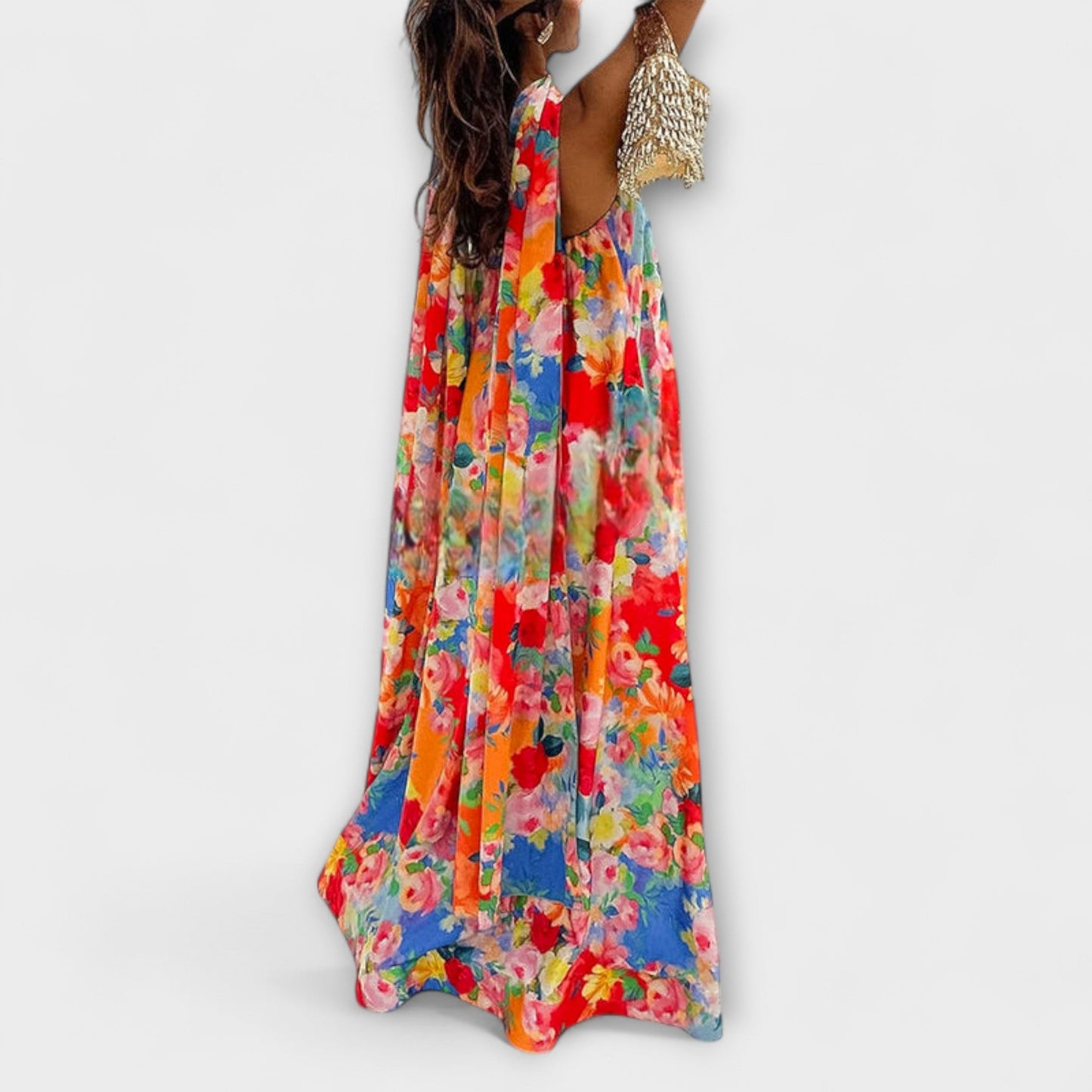 Beautiful Strapless Evening Maxi Dress for Women