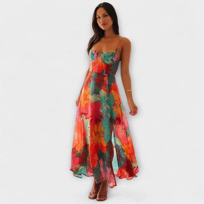 Beautiful Flower Party Dress for Ladies