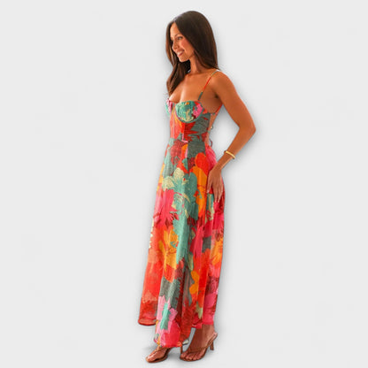 Beautiful Flower Party Dress for Ladies