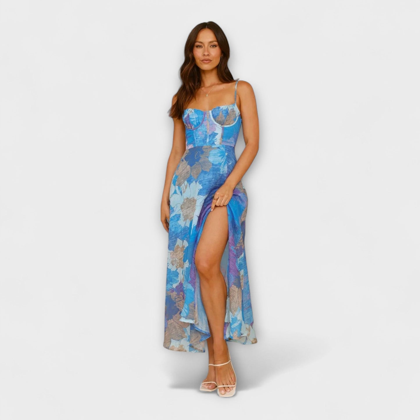 Beautiful Flower Party Dress for Ladies