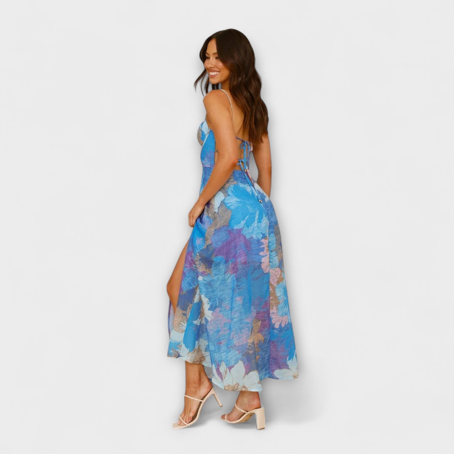 Beautiful Flower Party Dress for Ladies