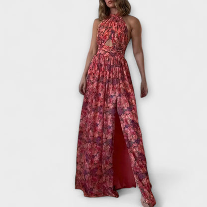 Beautiful Floral Strapless Maxi Dress for Women - Nocini