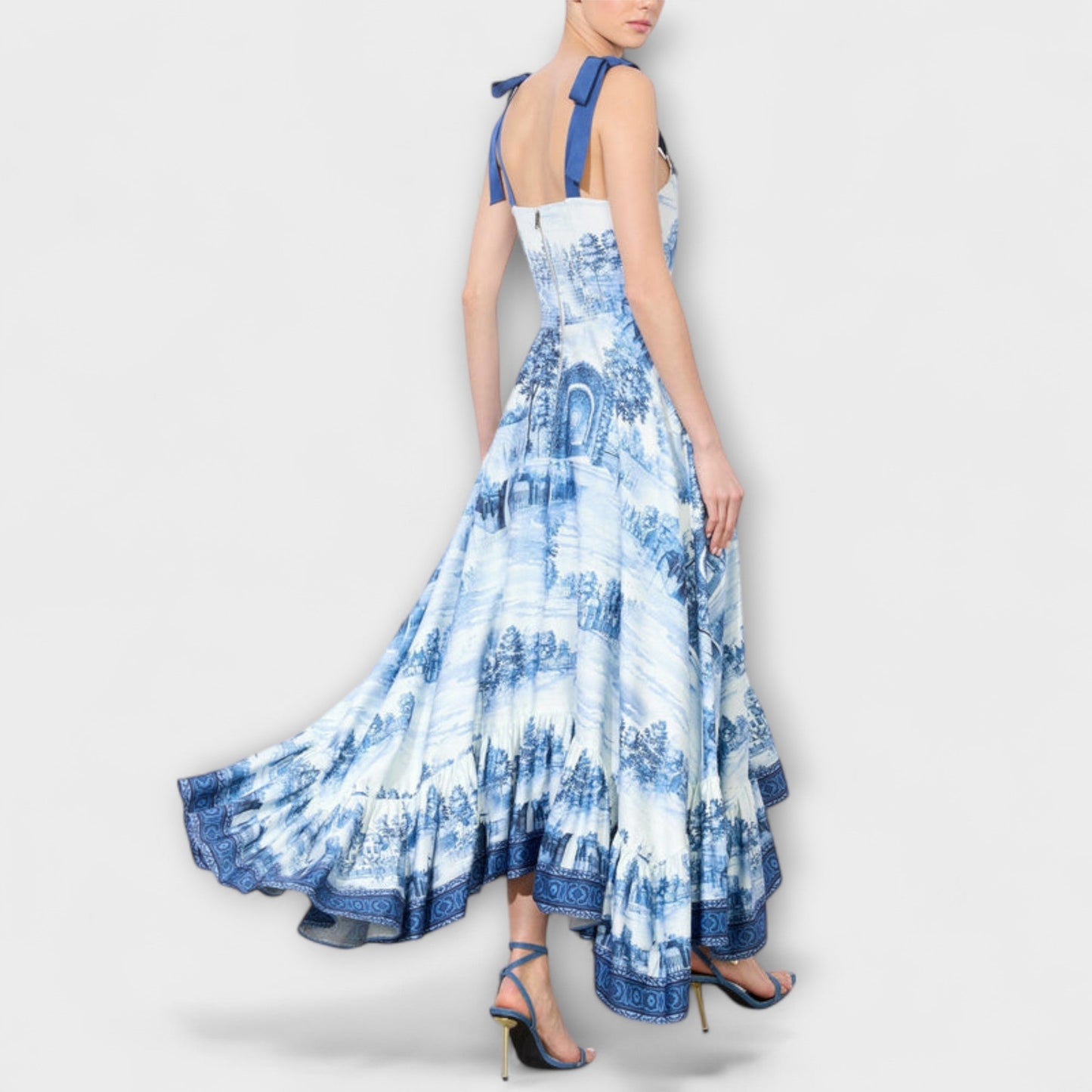 Beautiful Flower Long Dress for Women