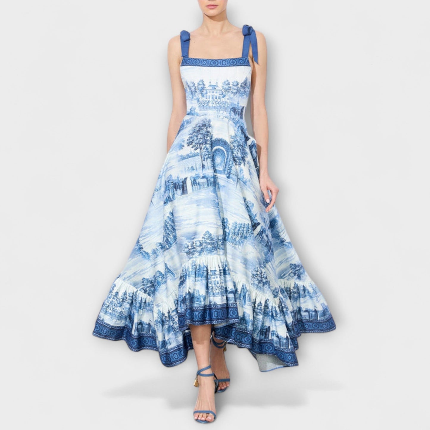 Beautiful Flower Long Dress for Women