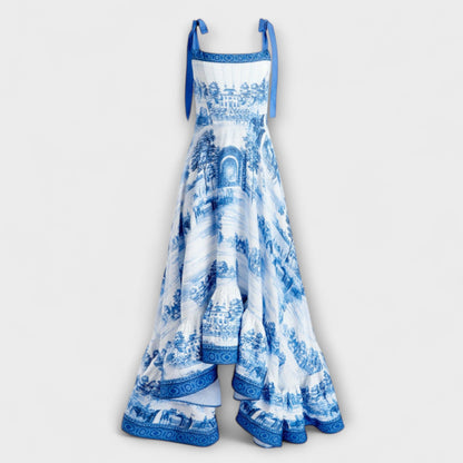 Beautiful Flower Long Dress for Women