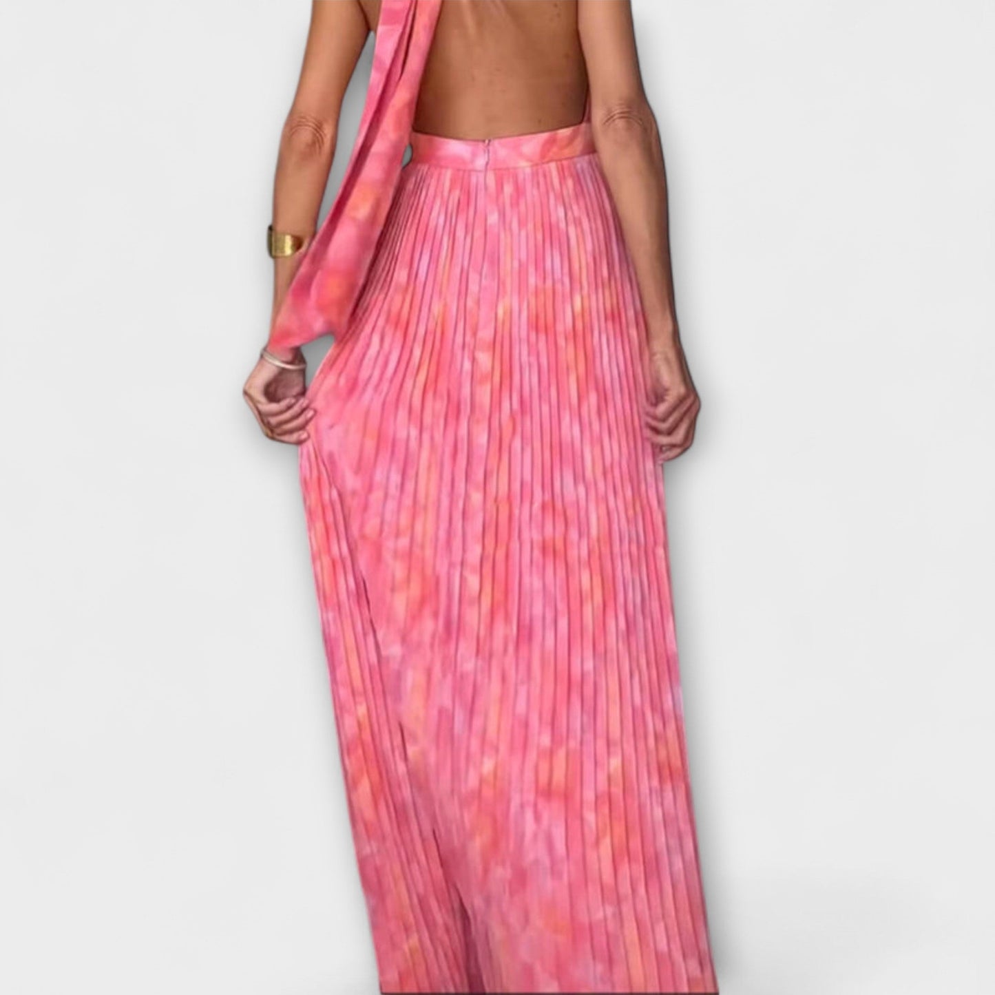 Beautiful Halter Neck Flowy Maxi Dress for Women