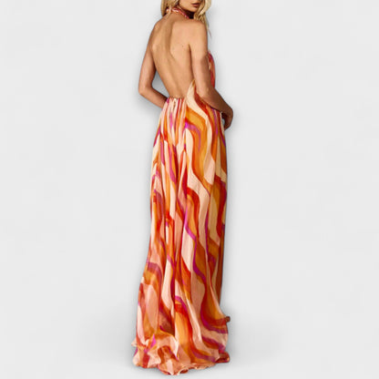 Boho Braided Long Summer Dress for Beach or Party