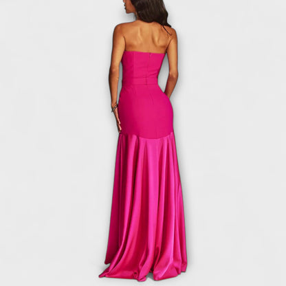 Boho Chic Long Sleeve Maxi Dress in Soft Fabric