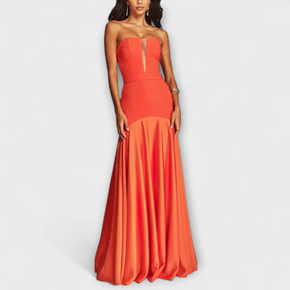 Boho Chic Long Sleeve Maxi Dress in Soft Fabric
