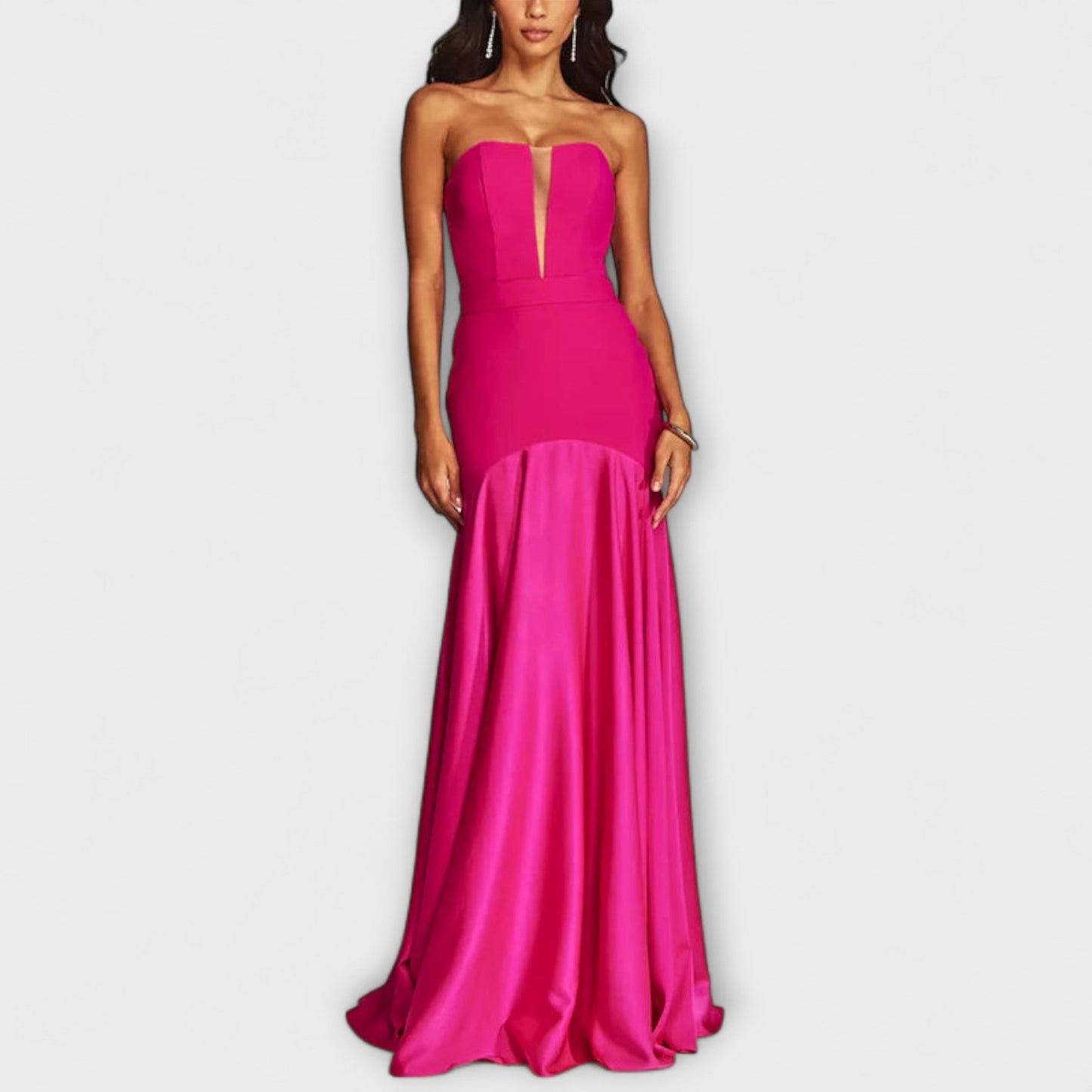 Boho Chic Long Sleeve Maxi Dress in Soft Fabric