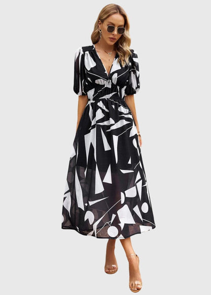 Beautiful Flower Knee Length Party Dress