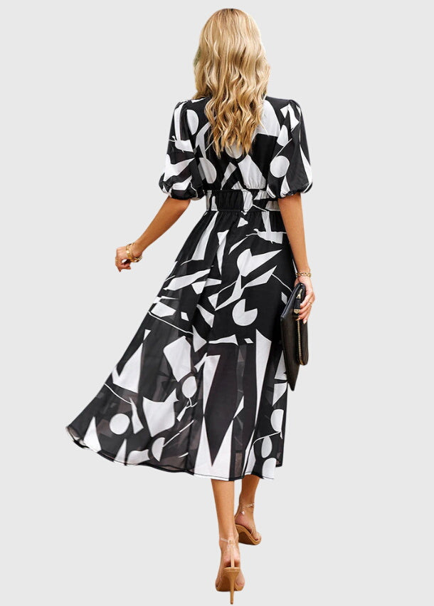Beautiful Flower Knee Length Party Dress
