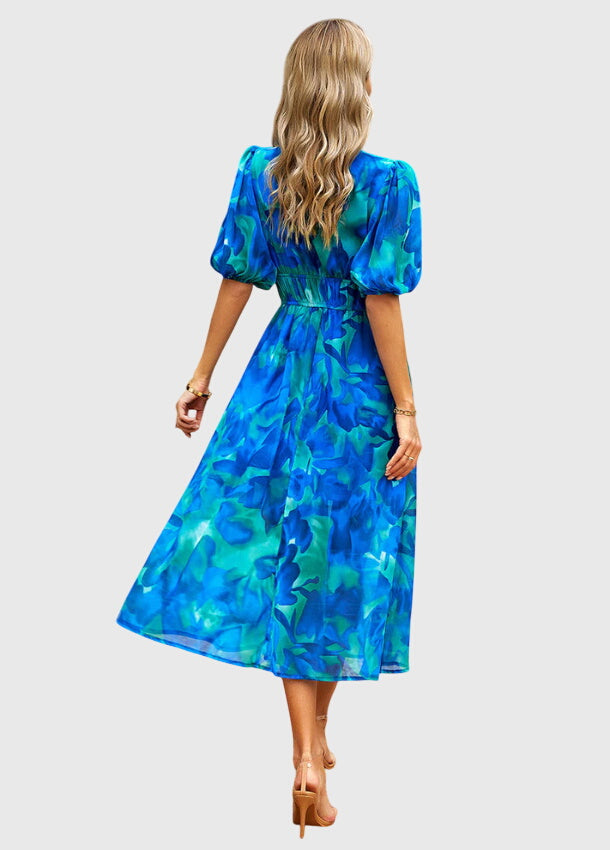 Beautiful Flower Knee Length Party Dress