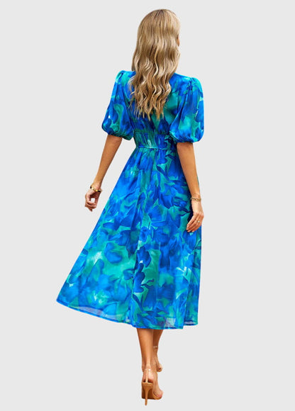 Beautiful Flower Knee Length Party Dress