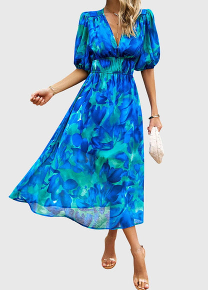 Beautiful Flower Knee Length Party Dress