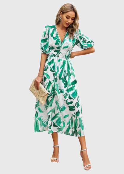 Beautiful Flower Knee Length Party Dress