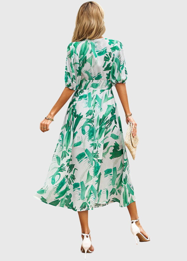 Beautiful Flower Knee Length Party Dress