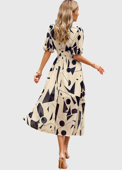 Beautiful Flower Knee Length Party Dress